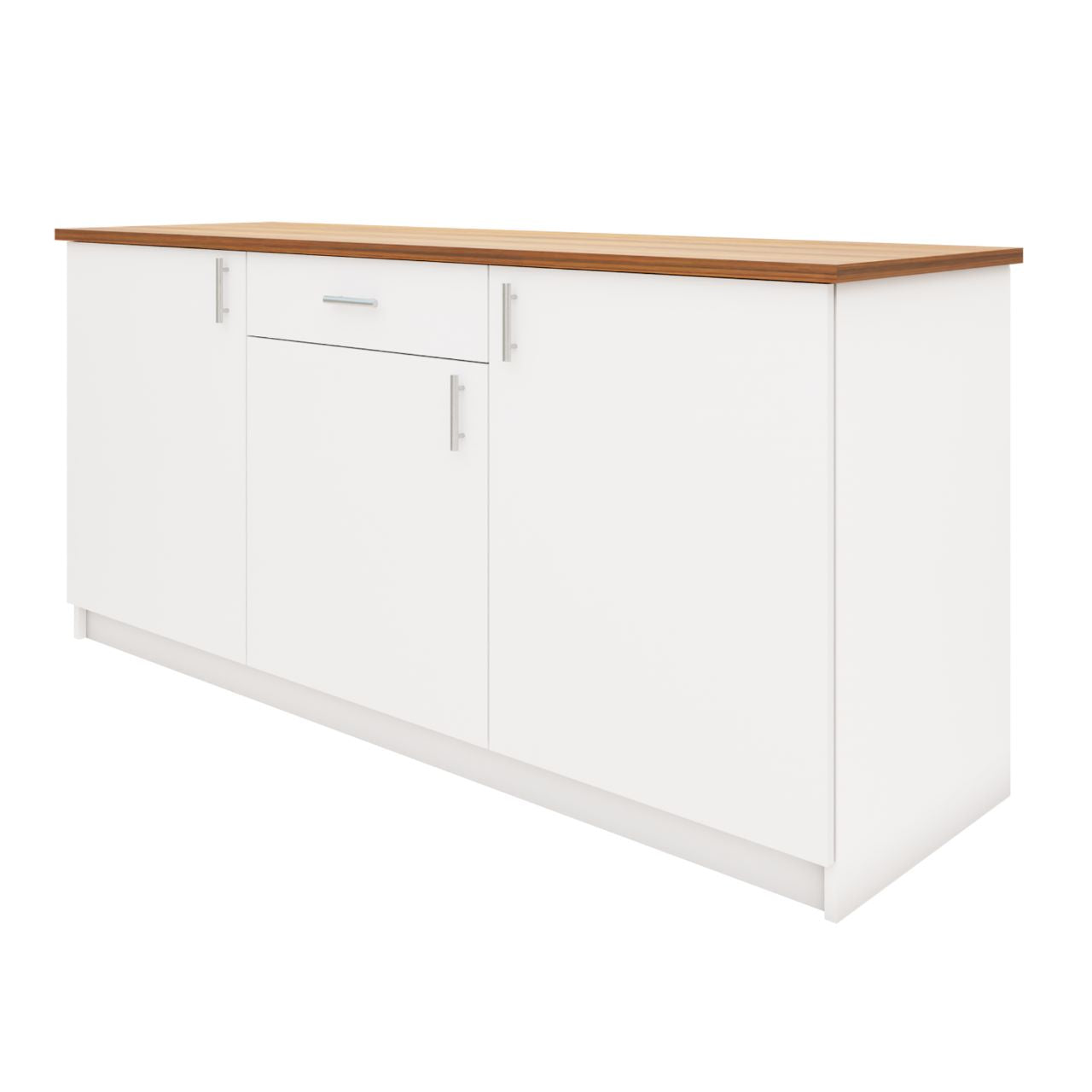 VIKI Kitchen Base Cabinets with 1 drawer , 3 doors - size : 180x88x60 CM ( Frosty White ) kitchen cabinet VIKI FURNITURE