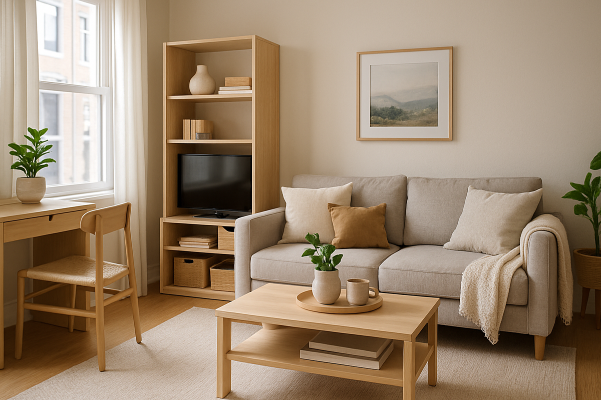 Smart Living Room Furniture Ideas for Small Apartments