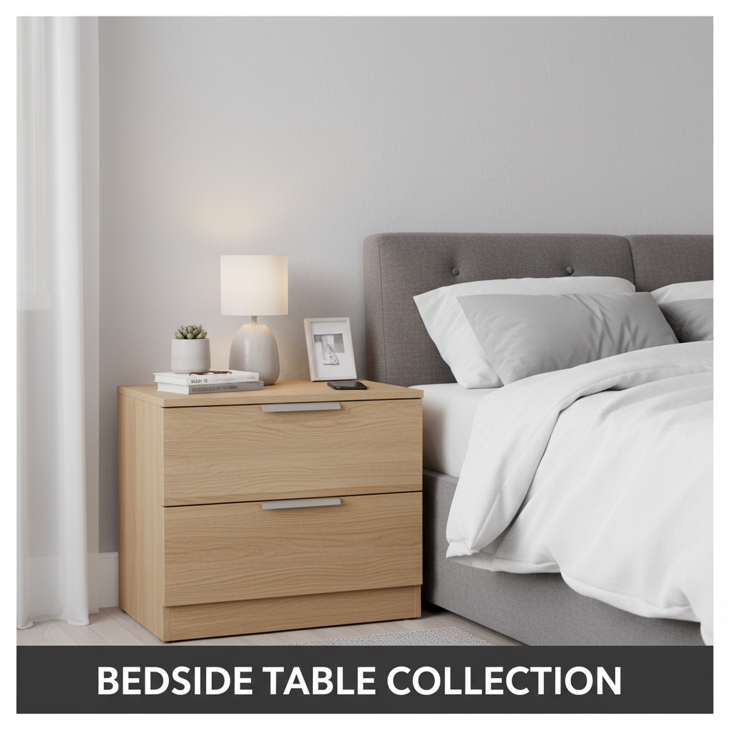 Sleek designer bedside table with gold metal legs and marble top