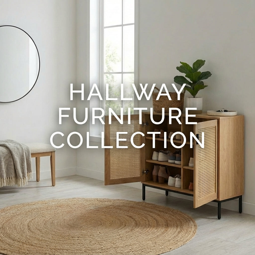 Modern shoe cabinet with sleek design and ample storage space