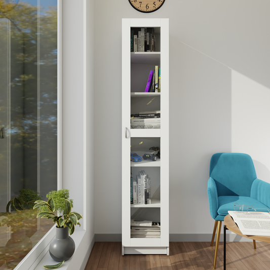 VIKI | BODHI | Bookrack / Bookshelves, Frosty White, Dark Wenge, Brussel Walnut  VIKI FURNITURE Frosty White  