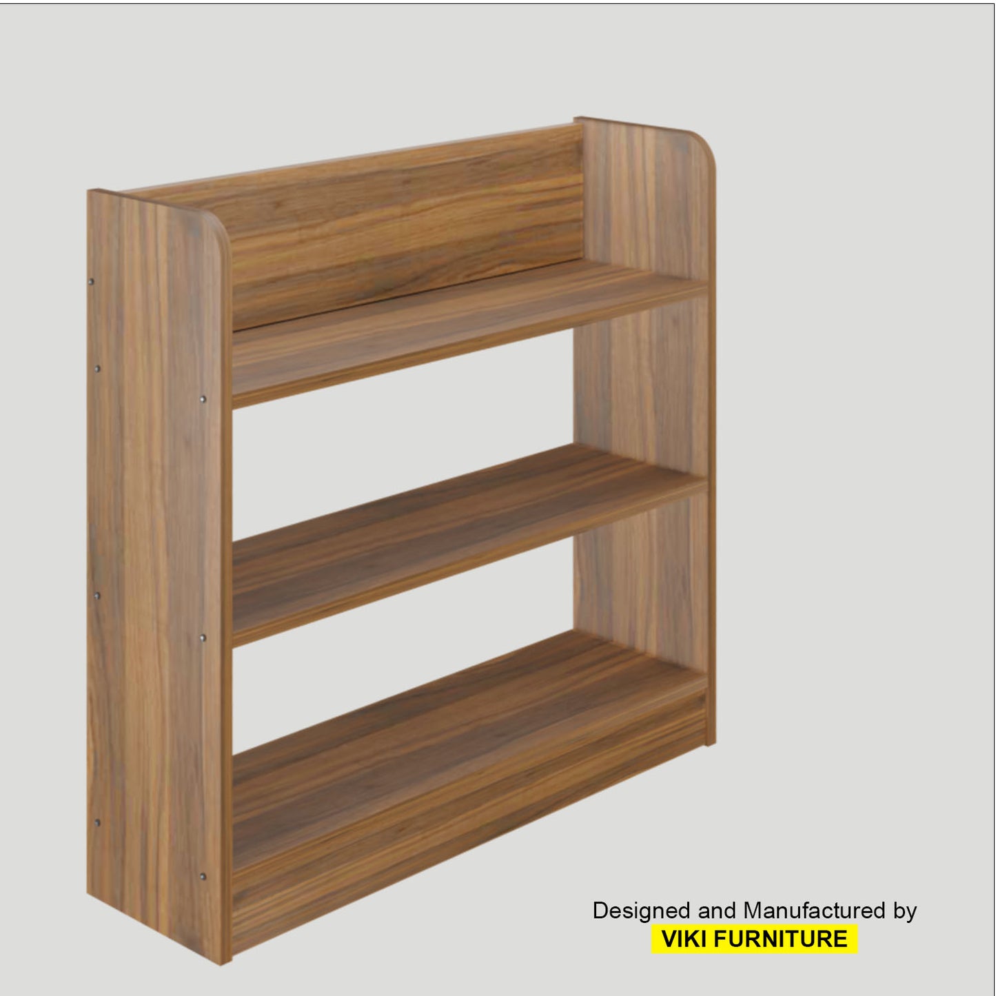 VIKI | Bookrack/Bookshelves VIKI FURNITURE Brussel Walnut Bodhi
