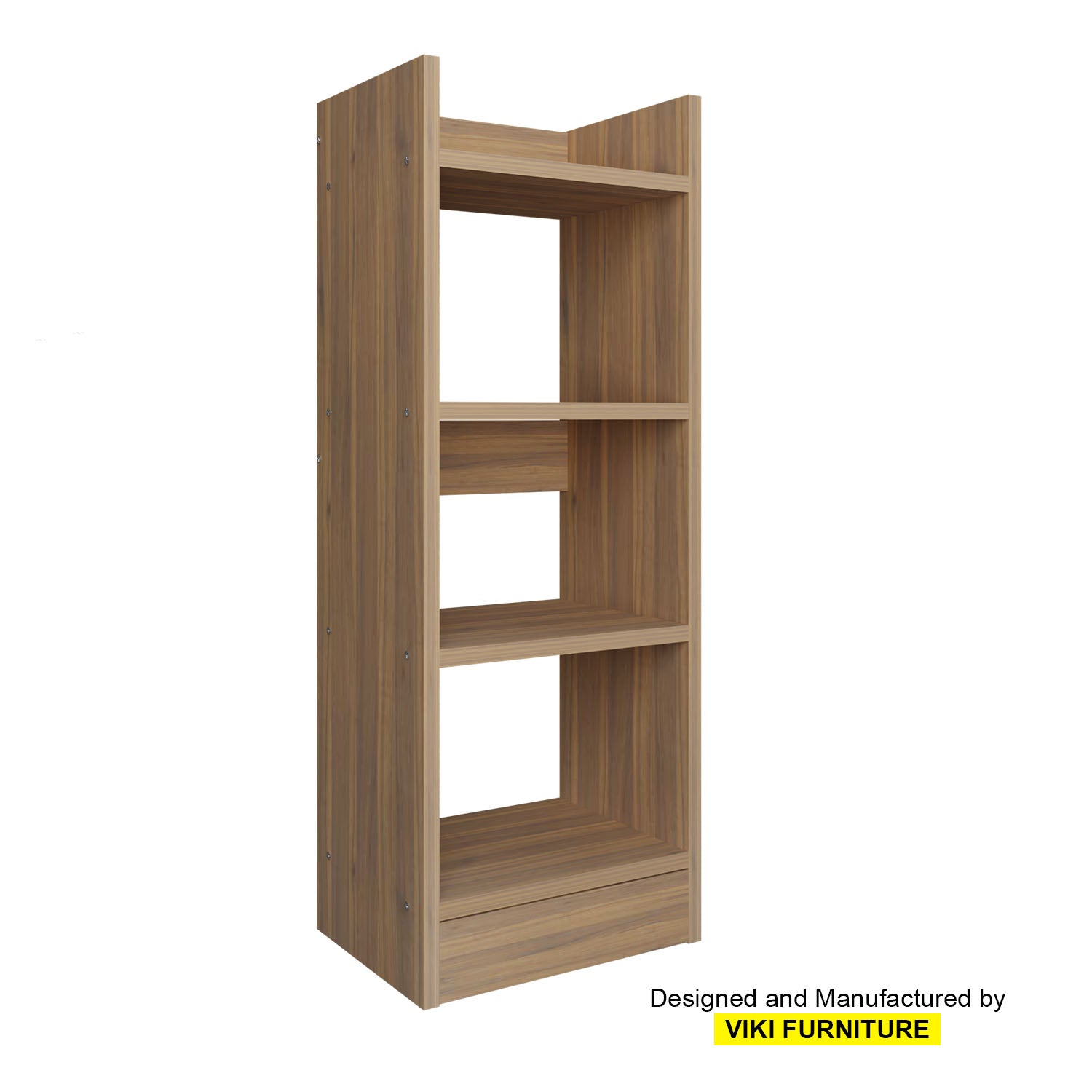 VIKI | Open Bookrack/Bookshelves VIKI FURNITURE Walnut