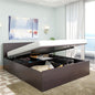 VIKI | Hydraulic Engineered Wood Bed with Storage, Bedroom Bed Bedroom Furniture Sets VIKI FURNITURE Wenge Queen