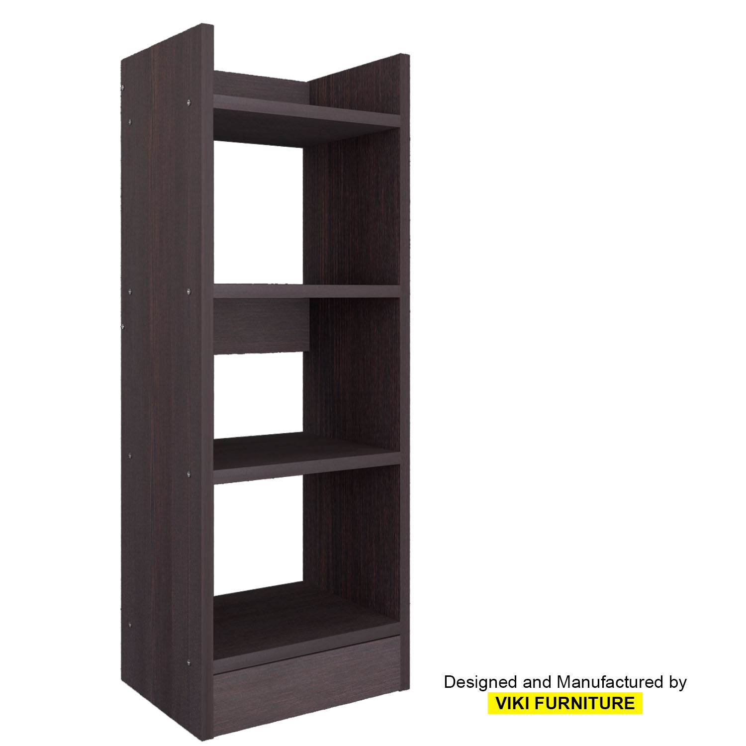 VIKI | Open Bookrack/Bookshelves VIKI FURNITURE Wenge