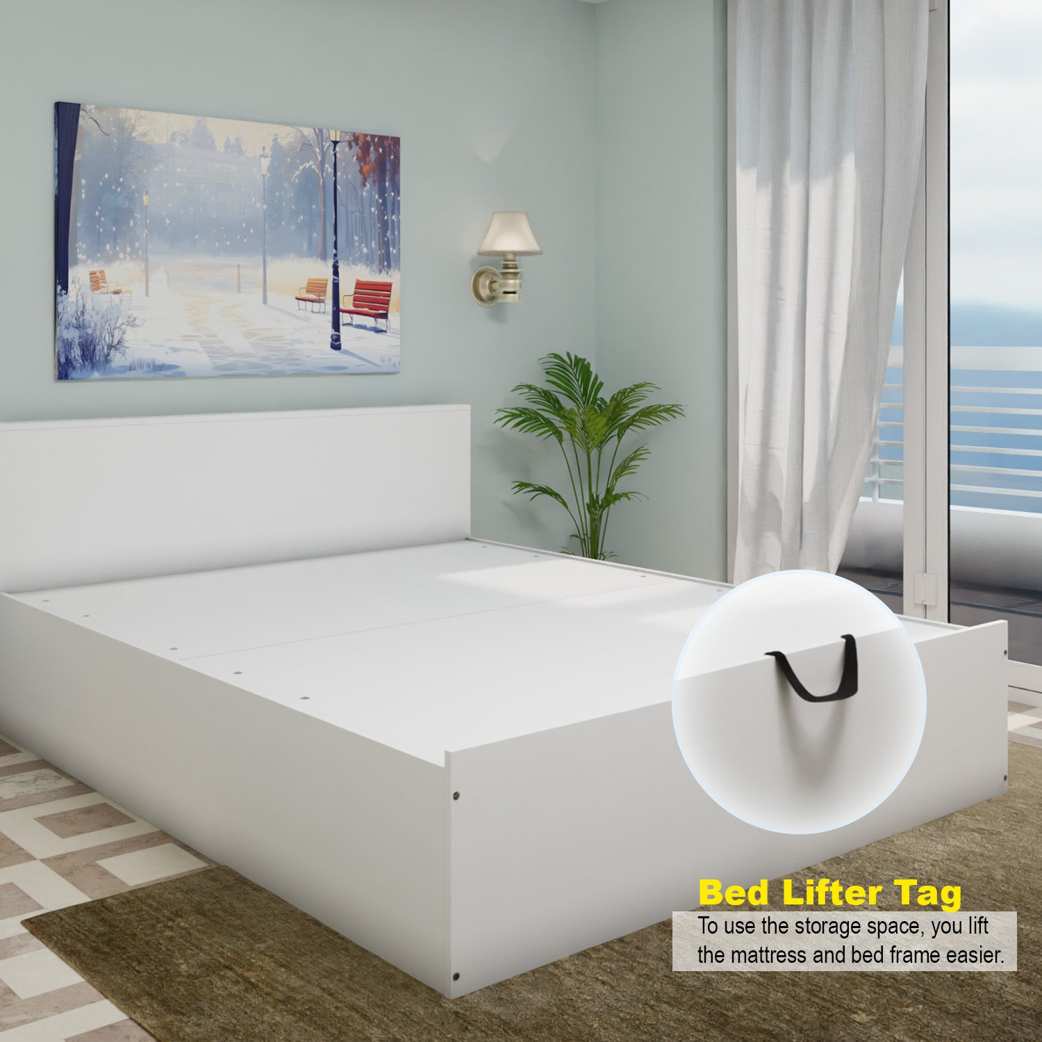VIKI | Hydraulic Bed with Storage Bedroom Furniture Sets VIKI FURNITURE