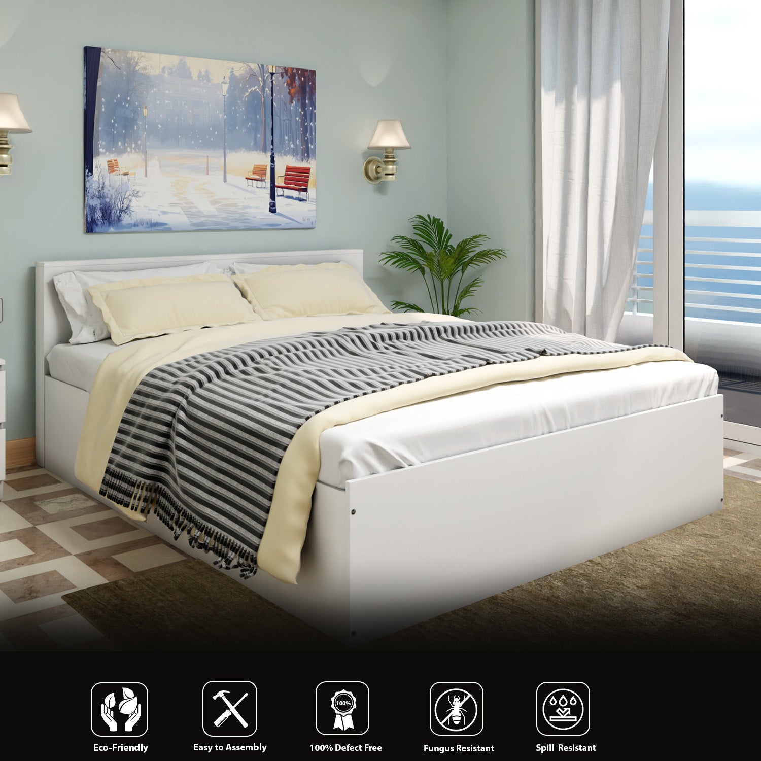 VIKI | Hydraulic Bed with Storage Bedroom Furniture Sets VIKI FURNITURE