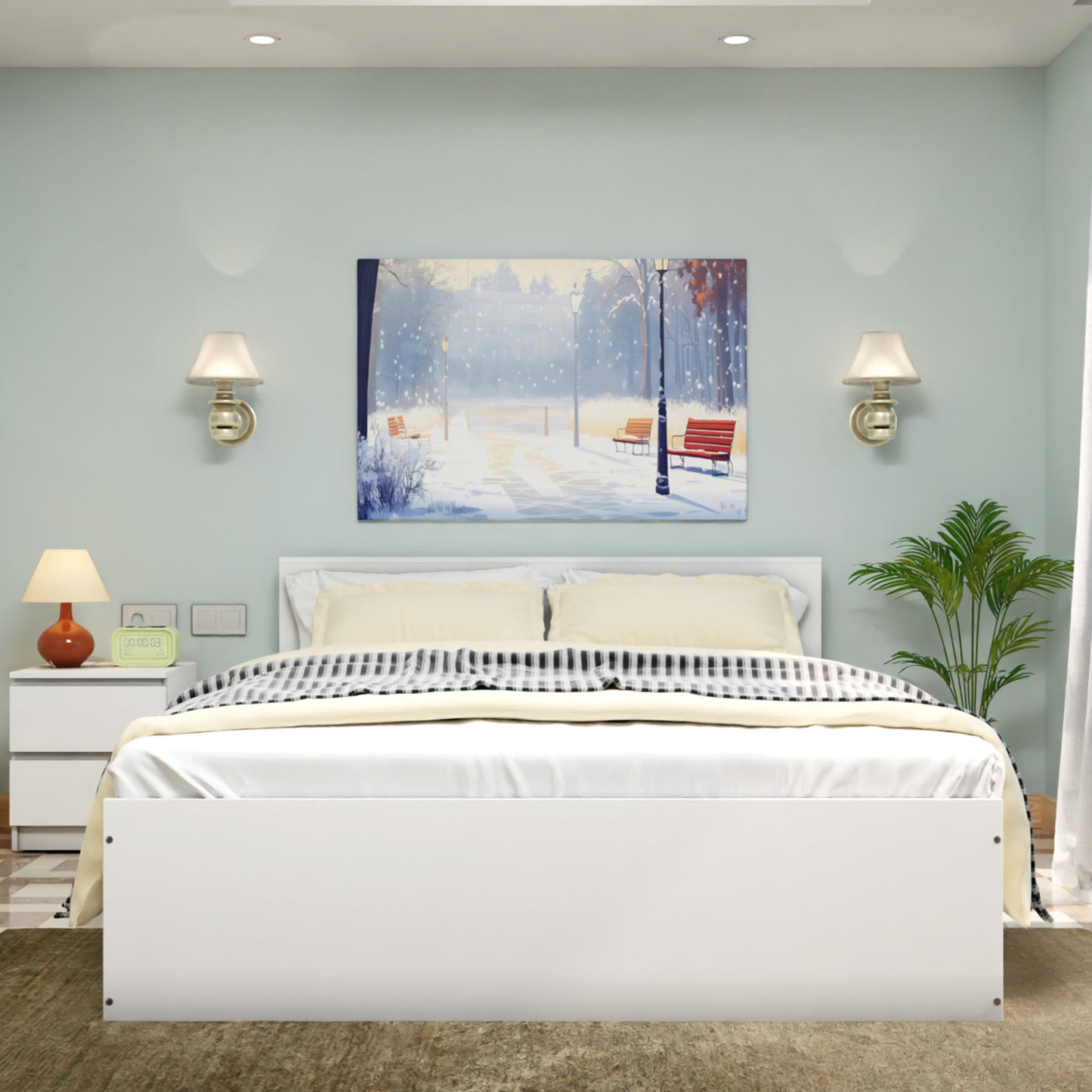 VIKI | Hydraulic Engineered Wood Bed with Storage, Bedroom Bed Bedroom Furniture Sets VIKI FURNITURE