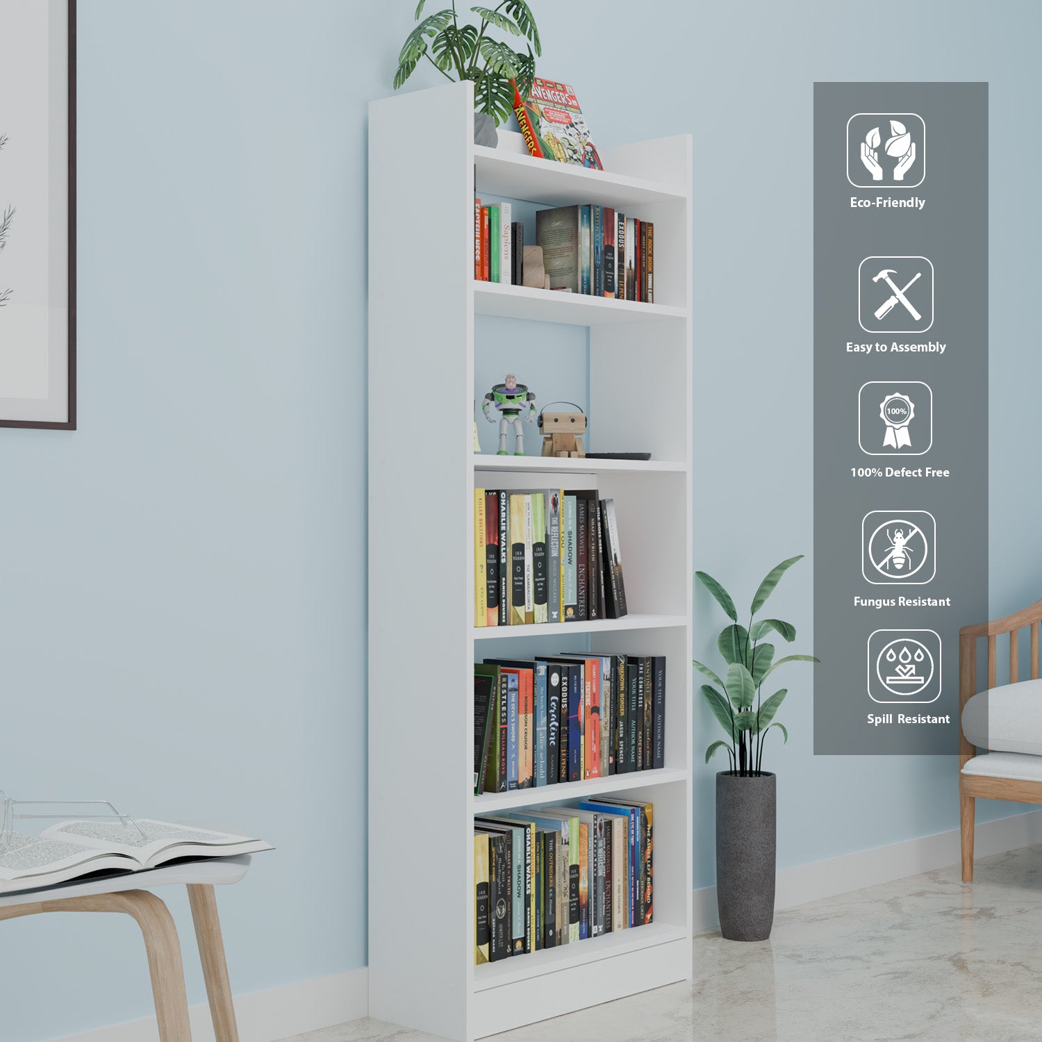 VIKI | Open Bookrack/Bookshelves VIKI FURNITURE