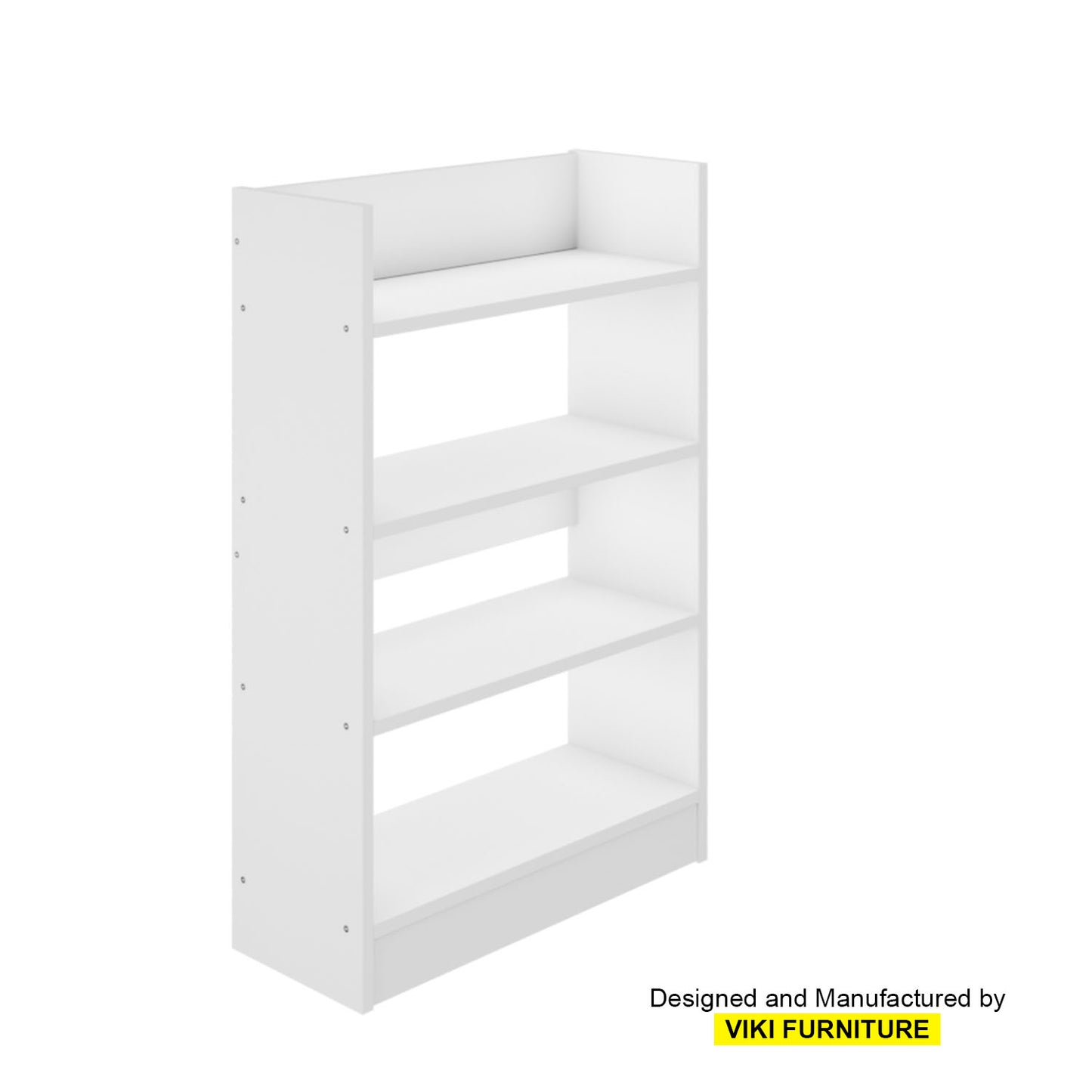 VIKI | Bookrack/Bookshelves VIKI FURNITURE Frosty White Classic