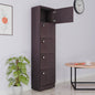 VIKI | Classic | Bookrack / Bookshelves, Studyroom, Home Office, Open Bookcase VIKI FURNITURE Dark Wenge 5 Doors