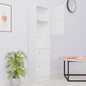 VIKI | Classic | Bookrack / Bookshelves, Studyroom, Home Office, Open Bookcase VIKI FURNITURE Frosty White 5 Doors