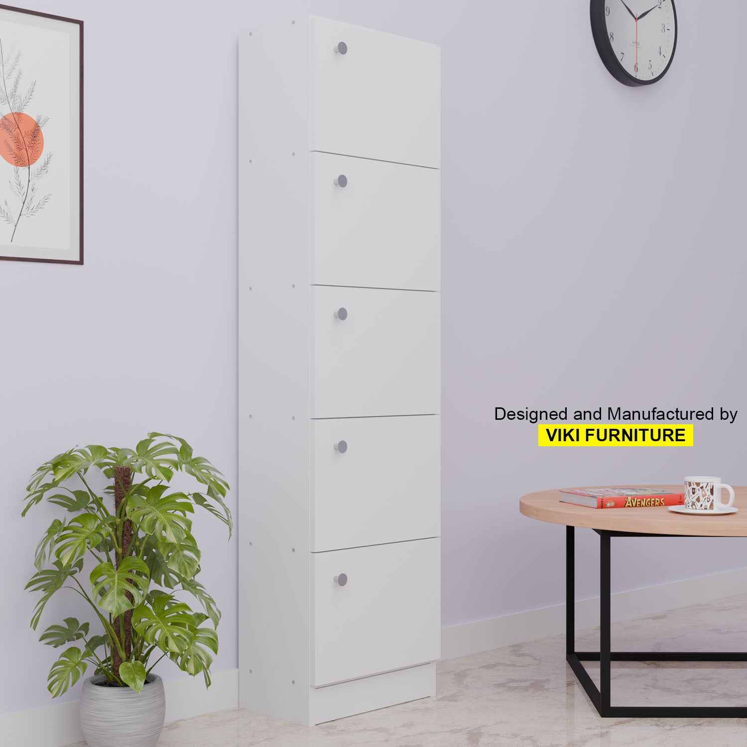 Classic | Bookrack / Bookshelves VIKI FURNITURE White