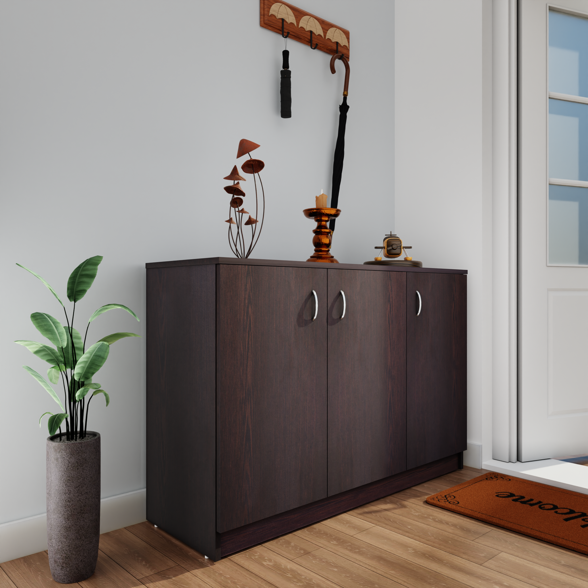 KAYA | Three Door Shoe Rack  VIKI FURNITURE   