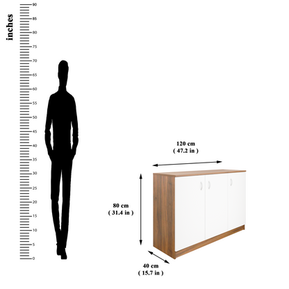 KAYA | Three Door Shoe Rack  VIKI FURNITURE   