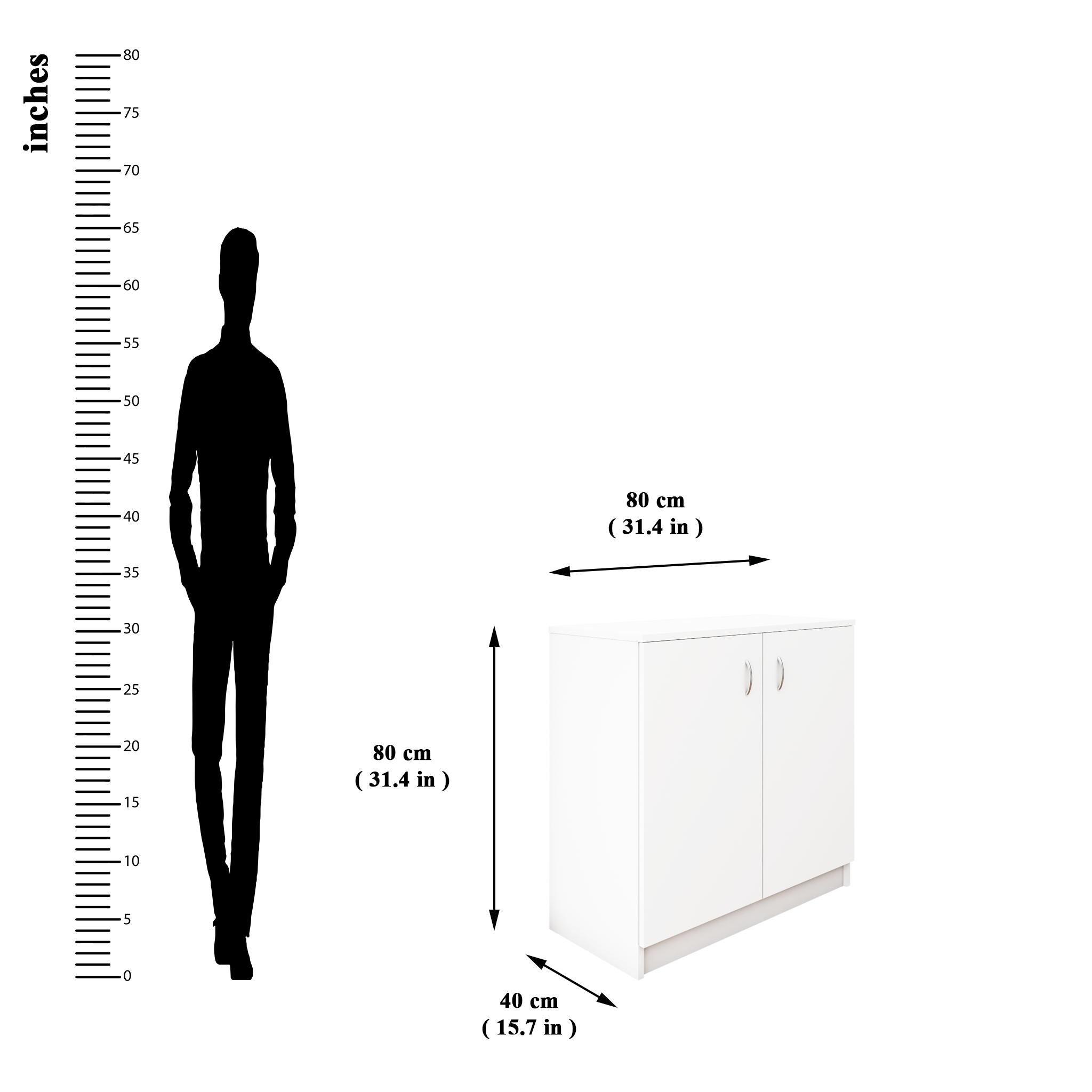KAYA | Two Door Shoe Rack  VIKI FURNITURE   