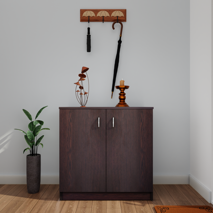 Shoe Rack with Doors and Open shelves, Shoe Storage ,Shoe Cabinet for Hallway, Shoe Storage, Organizer Unit for Entryway