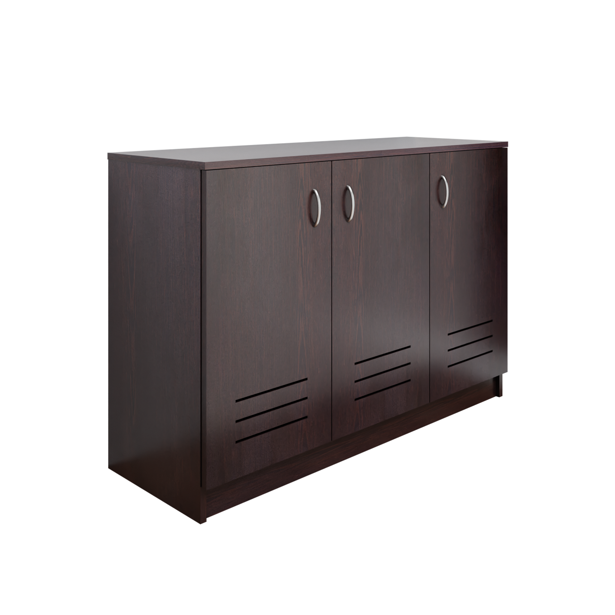 KAYA | Three Louver Door Shoe Rack VIKI FURNITURE