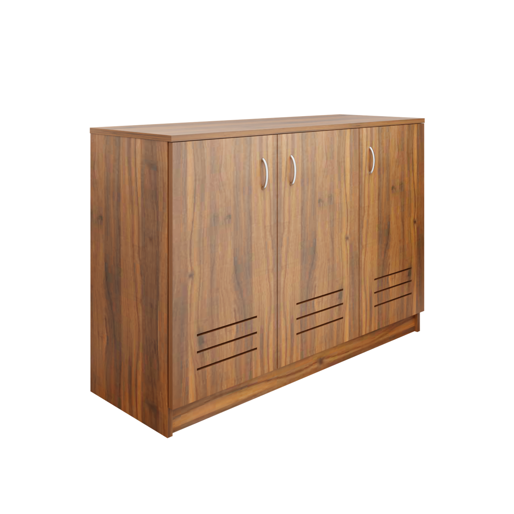 KAYA | Three Louver Door Shoe Rack VIKI FURNITURE