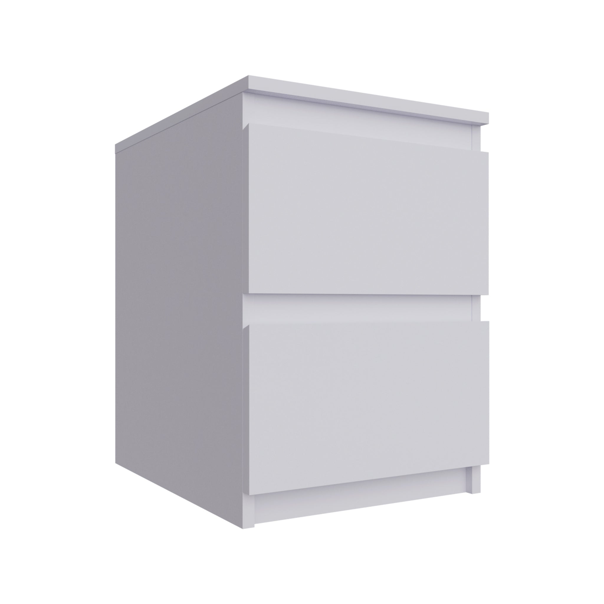 PARA | Chest of 2 Drawer | Suede Finish Drawer Units VIKI FURNITURE