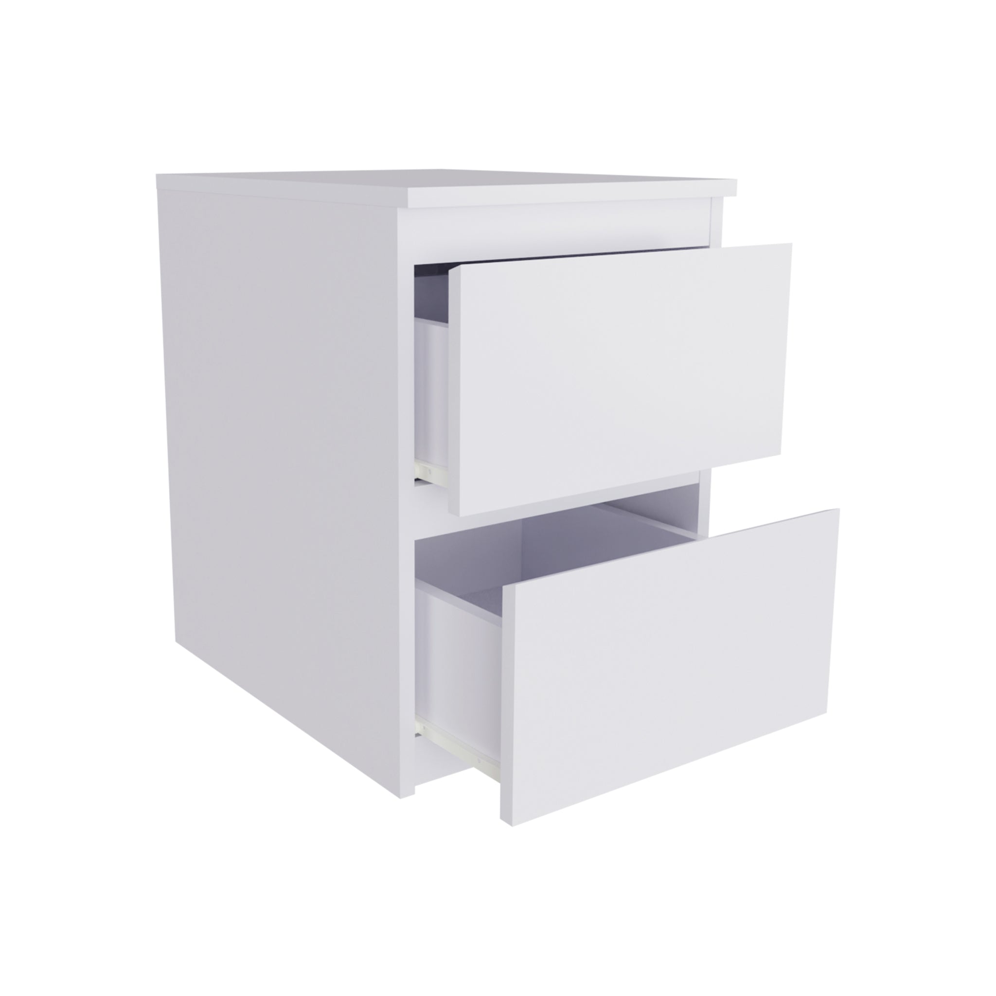 PARA | Chest of 2 Drawer | Suede Finish Drawer Units VIKI FURNITURE