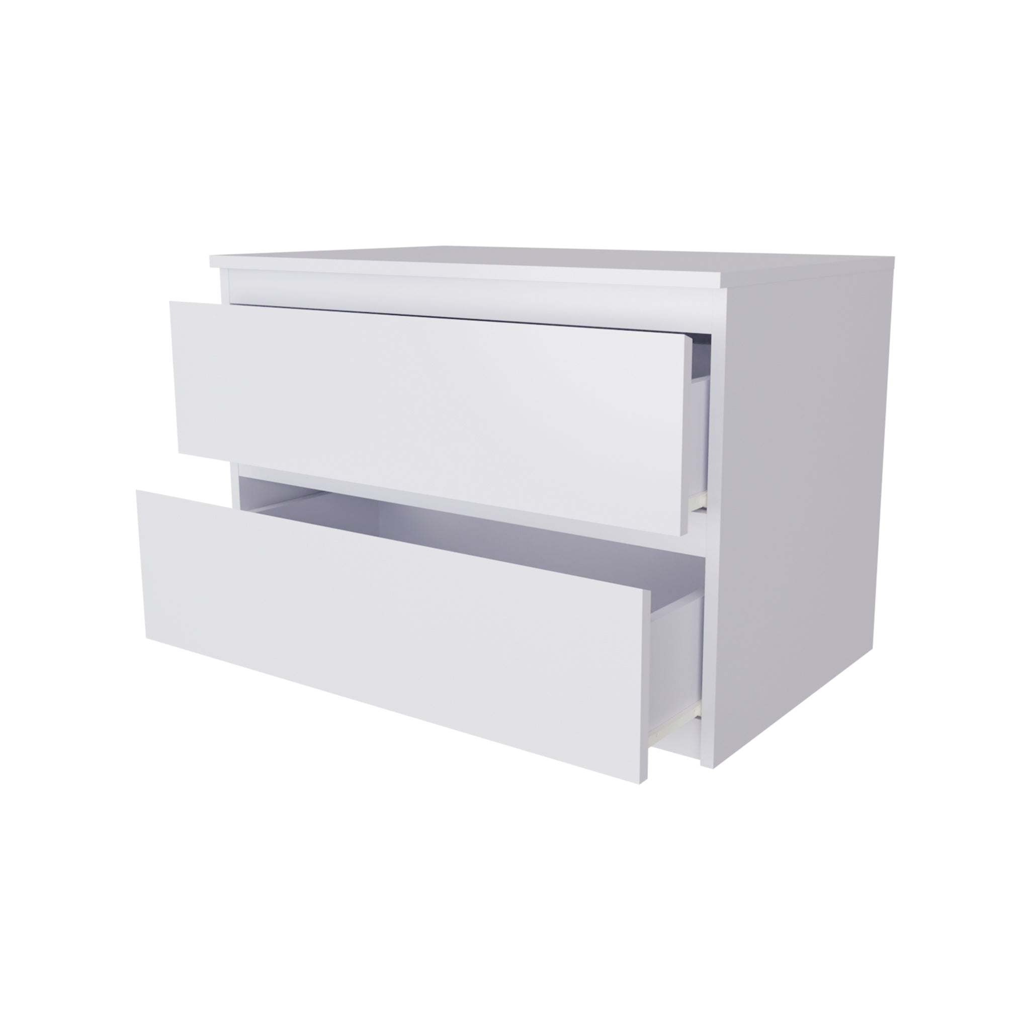PARA | Chest of 2 Drawer | Suede Finish Drawer Units VIKI FURNITURE