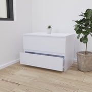 PARA | Chest of 2 Drawer | Suede Finish Drawer Units VIKI FURNITURE