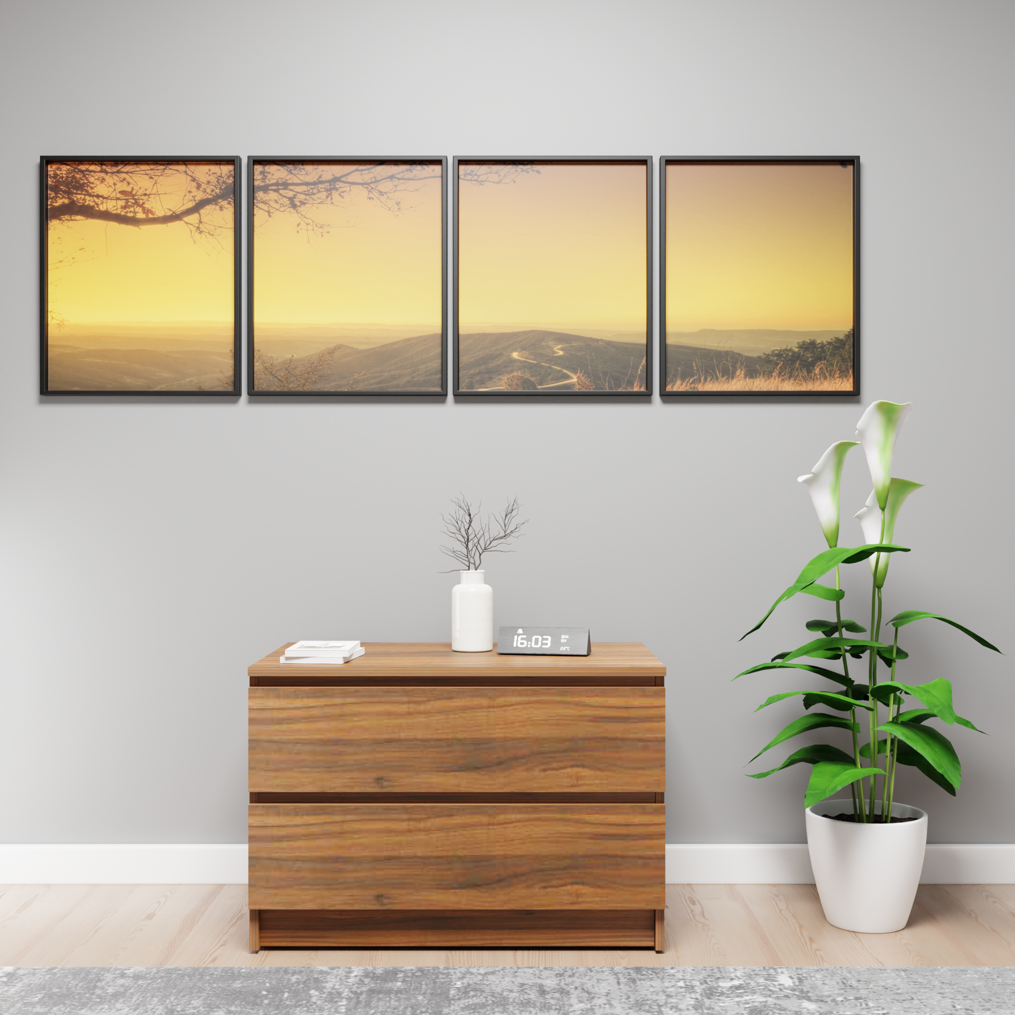 PARA | Chest of 2 Drawer | Suede Finish Drawer Units VIKI FURNITURE