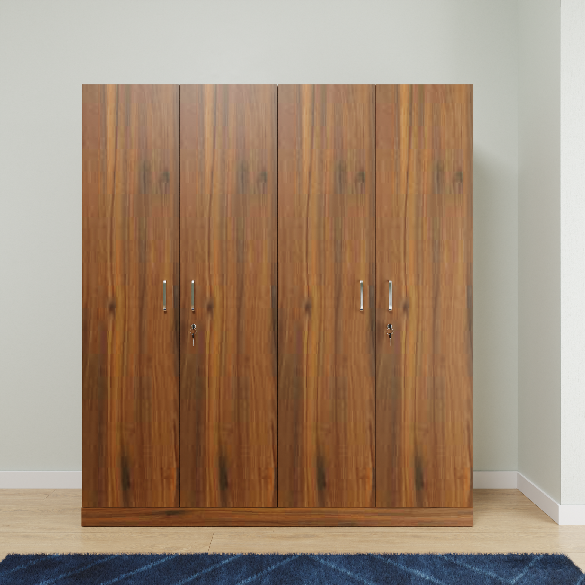 AVIRA |Wardrobe, Hinged | 4 Door, 2 Inside Drawer Wardrobes VIKI FURNITURE   