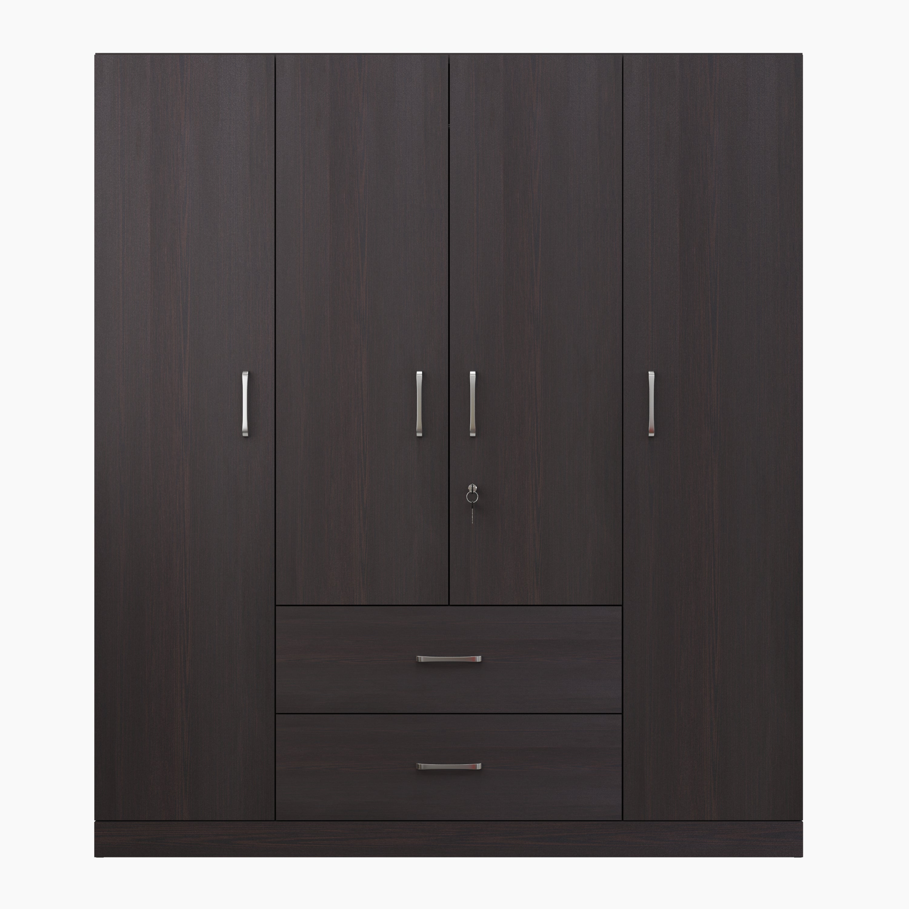 AVIRA | Wardrobe, Hinged | 4 Door, 2 Drawer Wardrobes VIKI FURNITURE Wenge