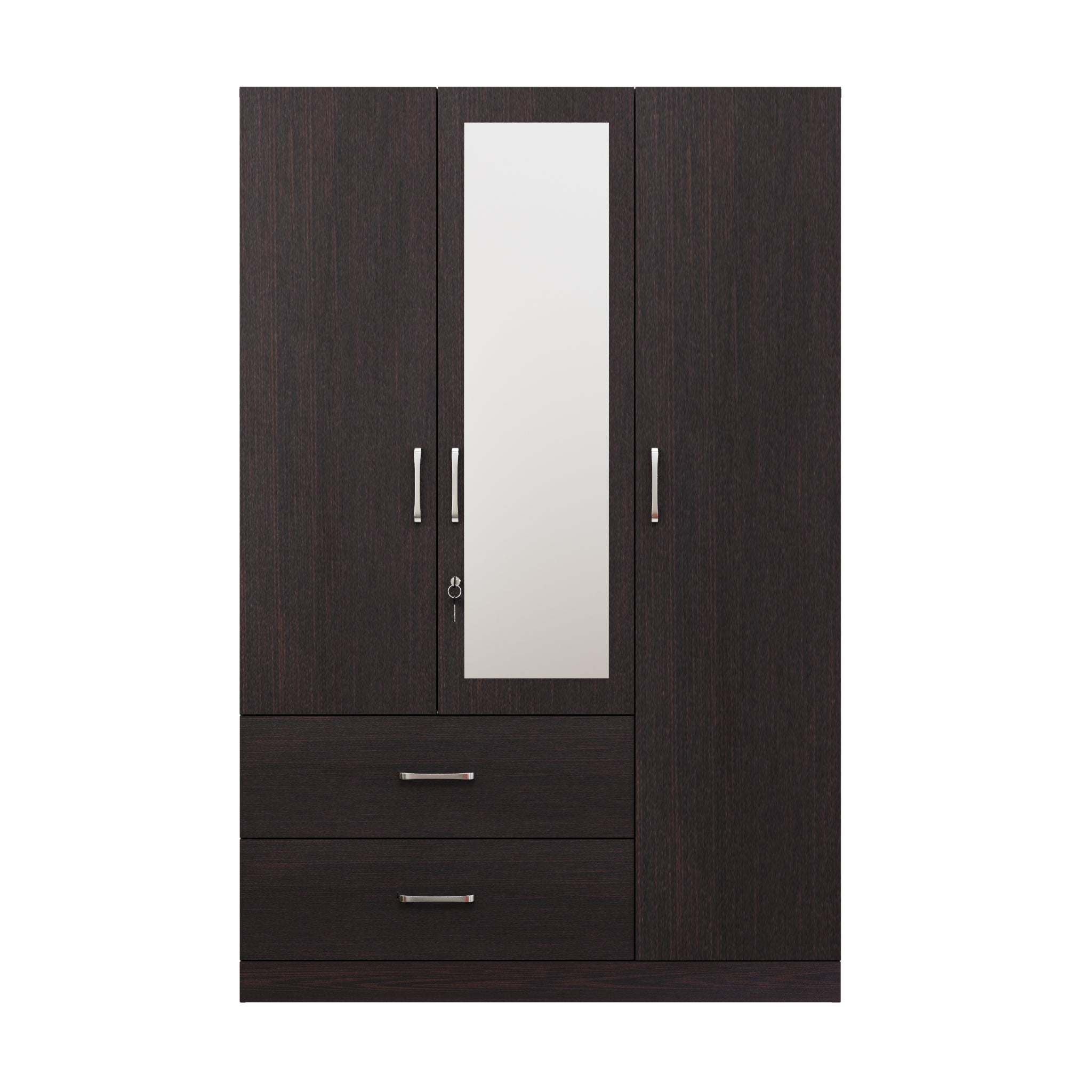 AVIRA | Wardrobe With Mirror, Hinged | 3 Door, 2 Drawer Wardrobes VIKI FURNITURE   