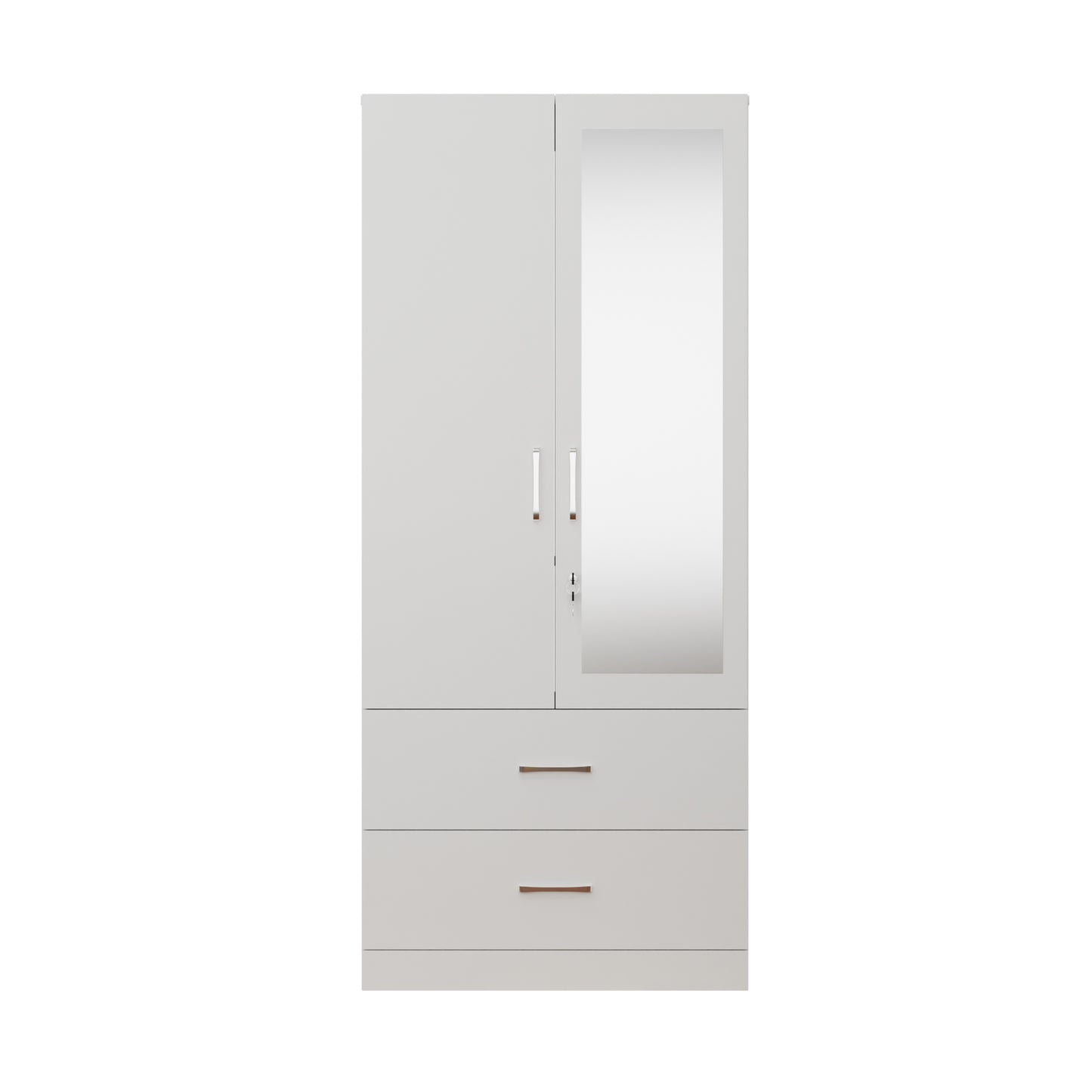 AVIRA | Wardrobe With Mirror, Hinged | 2 Door