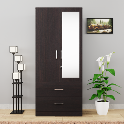 AVIRA | Wardrobe With Mirror, Hinged | 2 Door