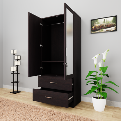 AVIRA | Wardrobe With Mirror, Hinged | 2 Door
