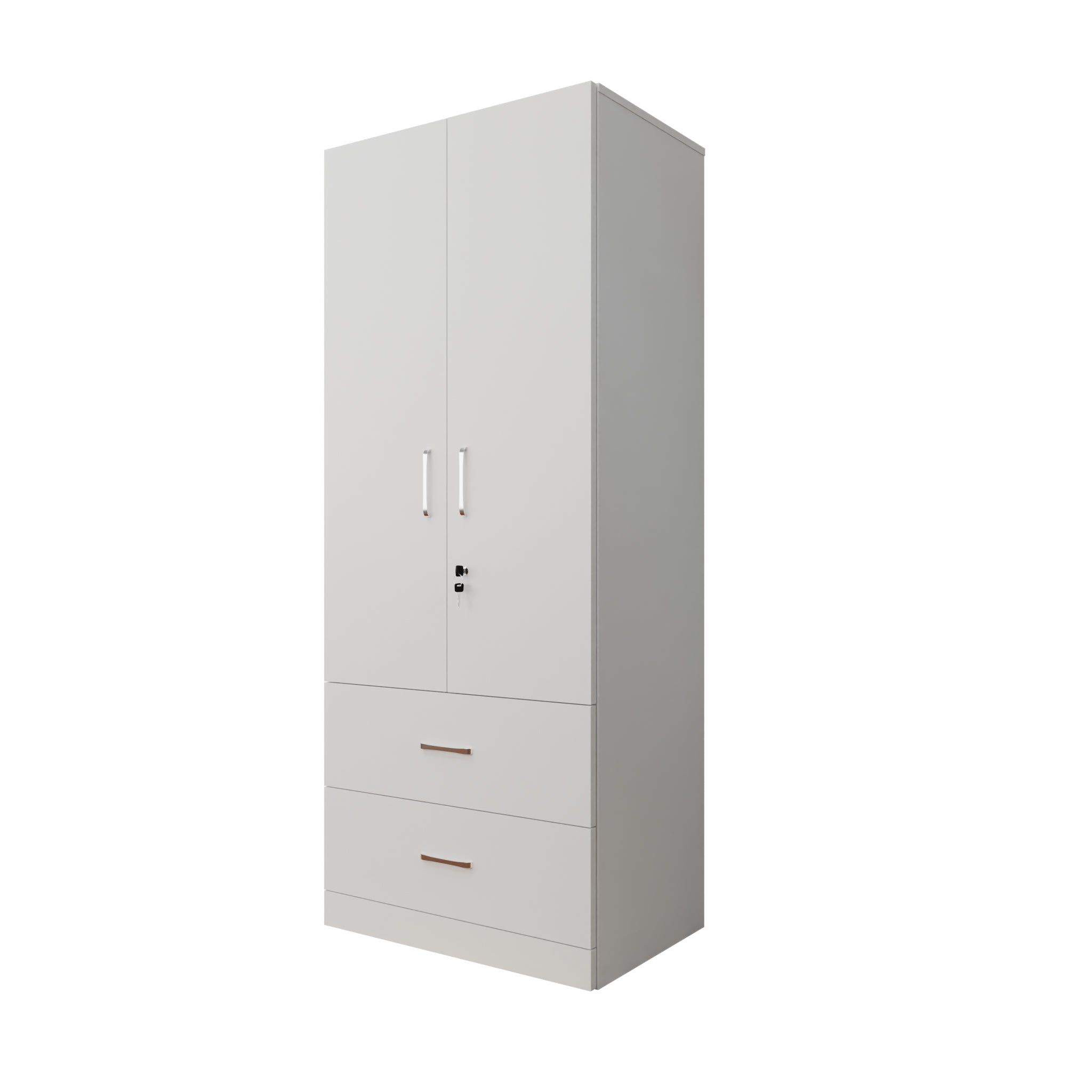 AVIRA | Wardrobe , Hinged | 2 Door, 2 Drawer Wardrobes VIKI FURNITURE   