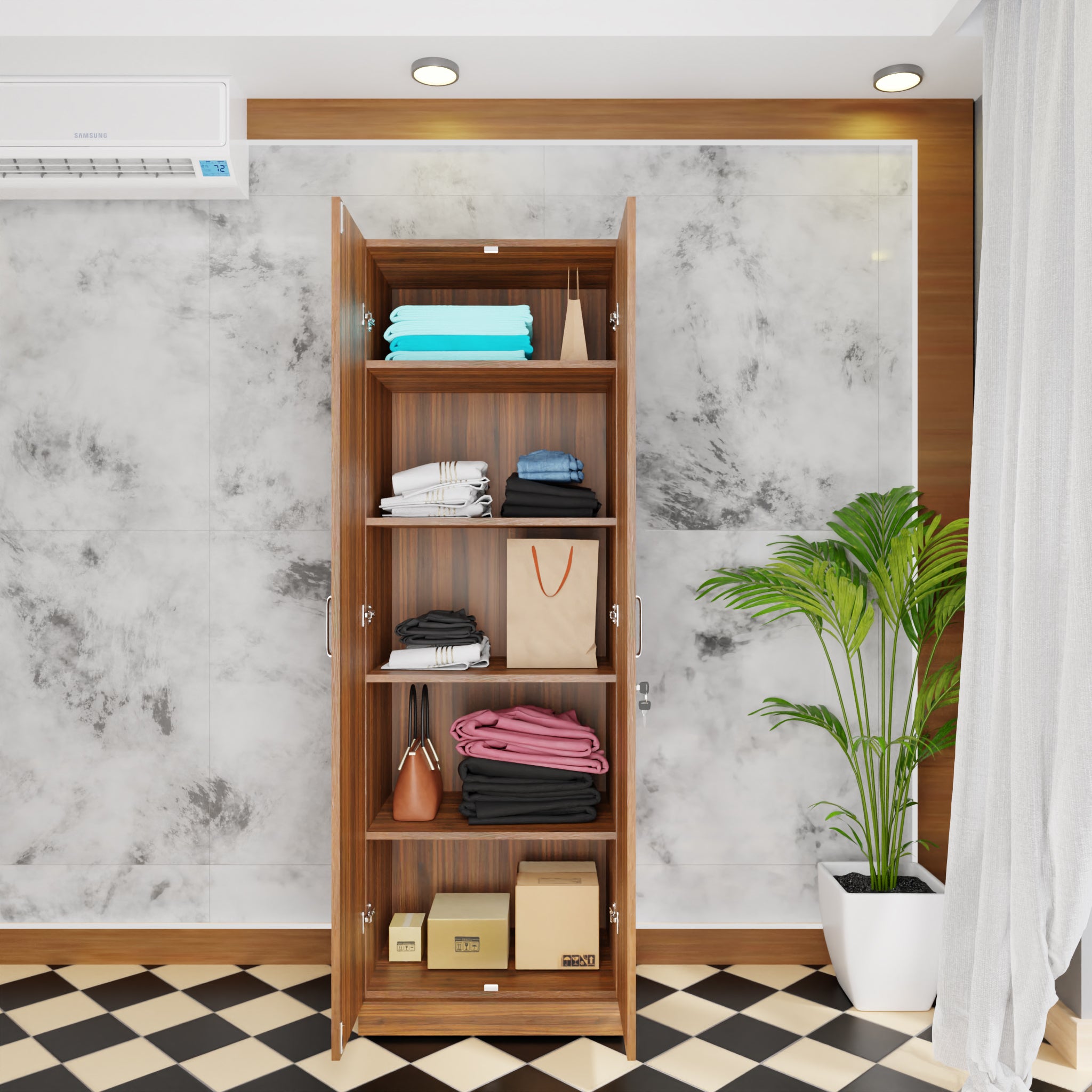 AVIRA |Wardrobe, Hinged | 2 Door Wardrobes VIKI FURNITURE   