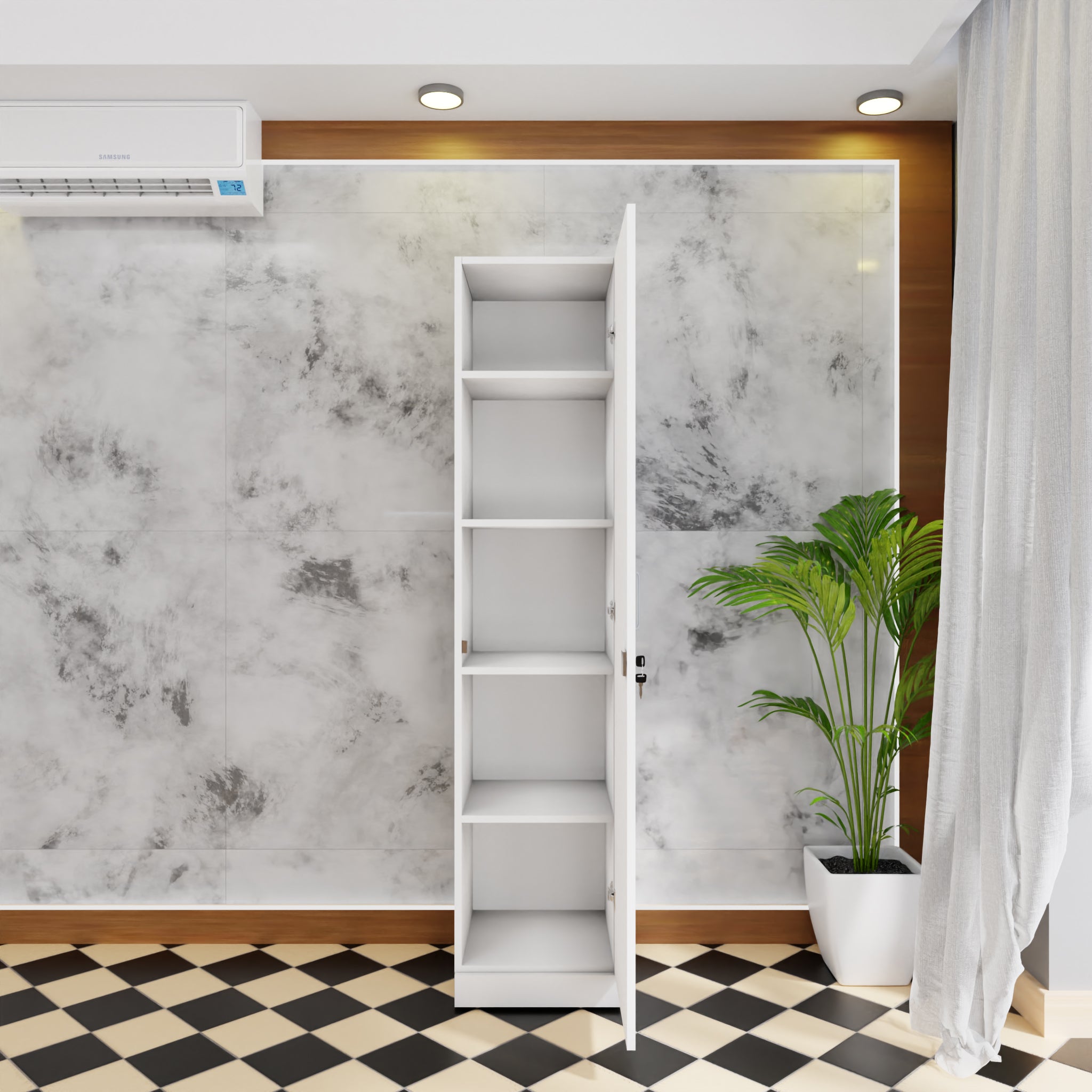 AVIRA |Wardrobe, Hinged | 1 Door Wardrobes VIKI FURNITURE   