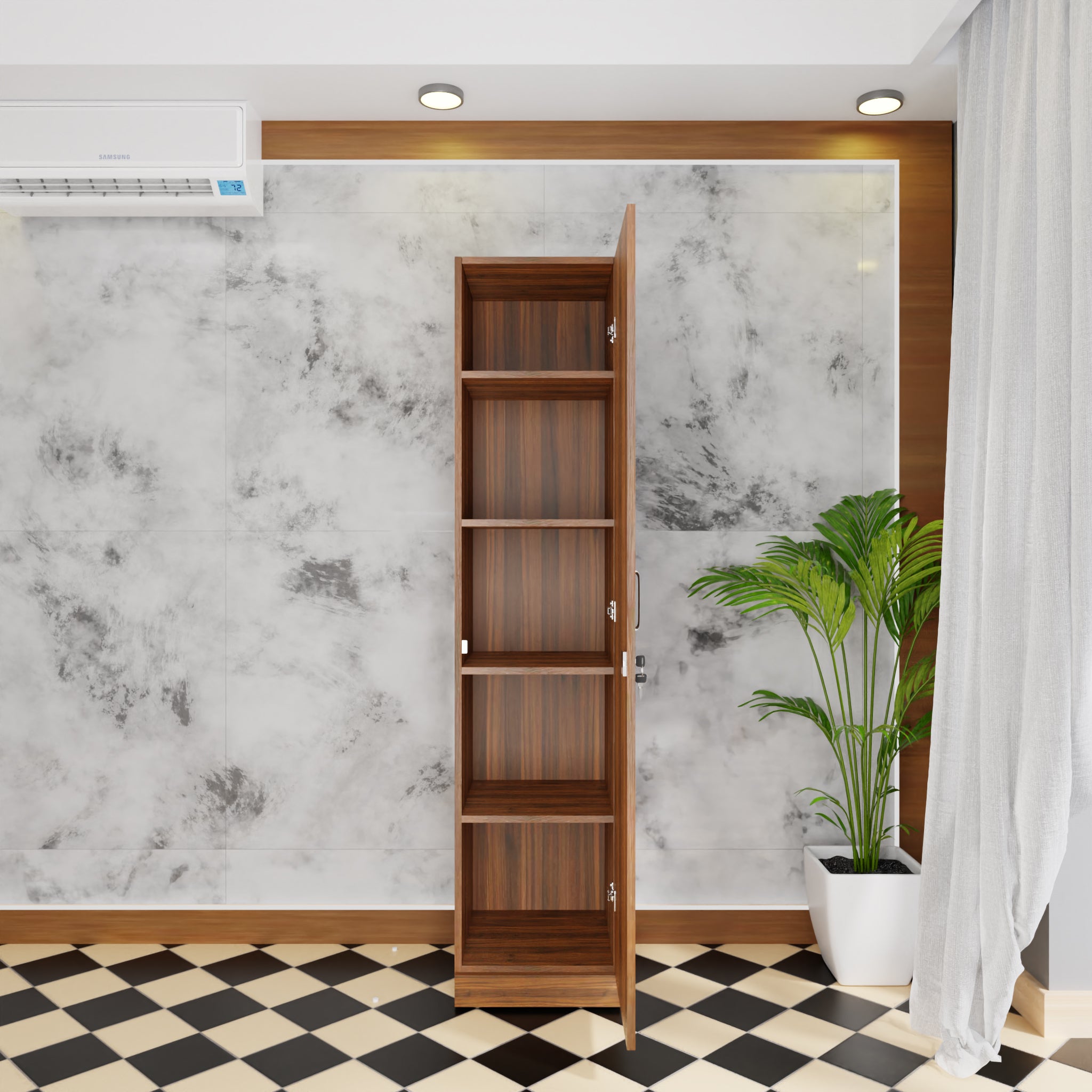 AVIRA |Wardrobe, Hinged | 1 Door Wardrobes VIKI FURNITURE   