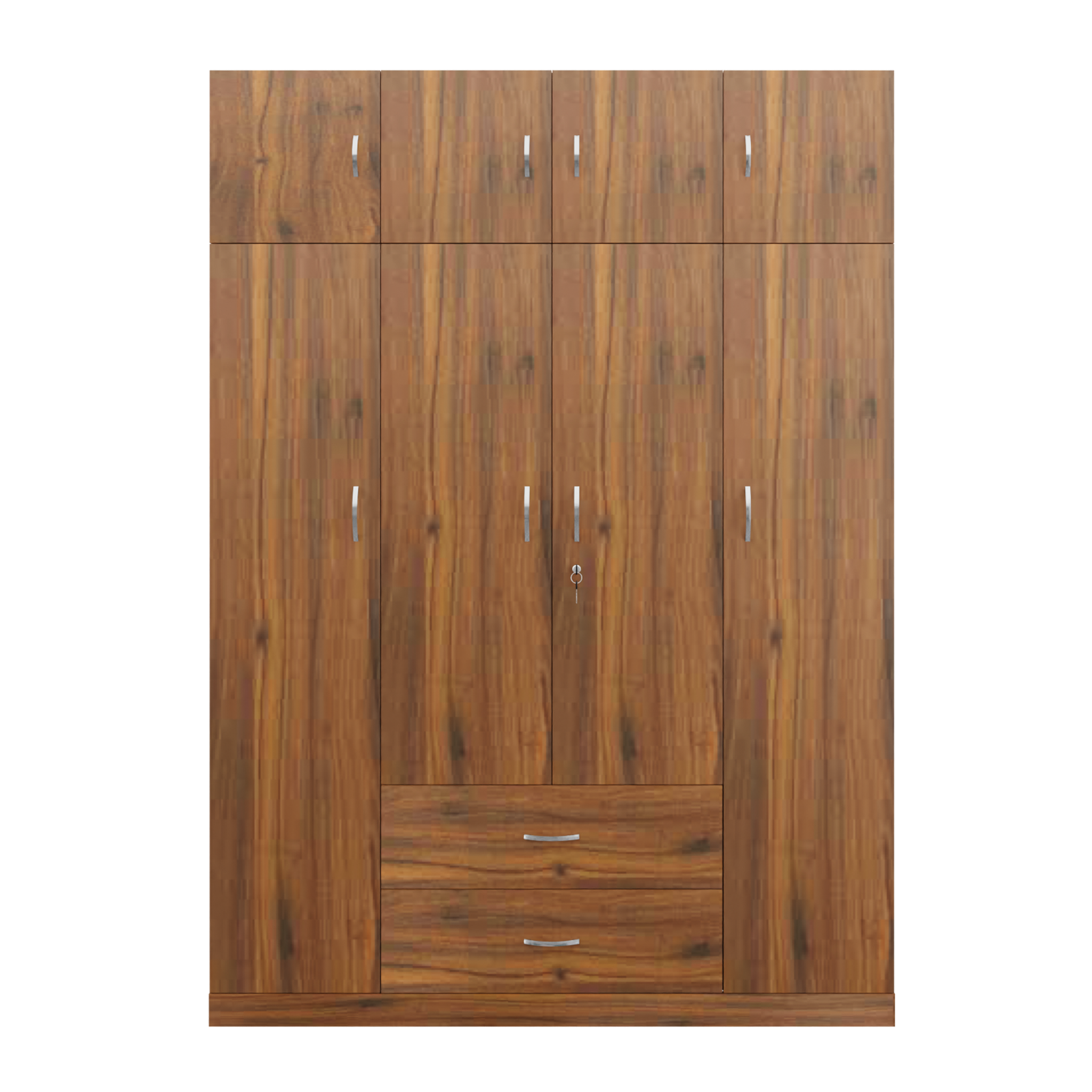 AVIRA |Wardrobe , Hinged | 4 Door, 2 Drawer with loft Wardrobes VIKI FURNITURE   