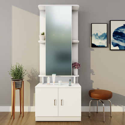 TV Unit | 1 Drawer, Shelf & Open Shelves | Dual Color TV & Entertainment Unit VIKI FURNITURE