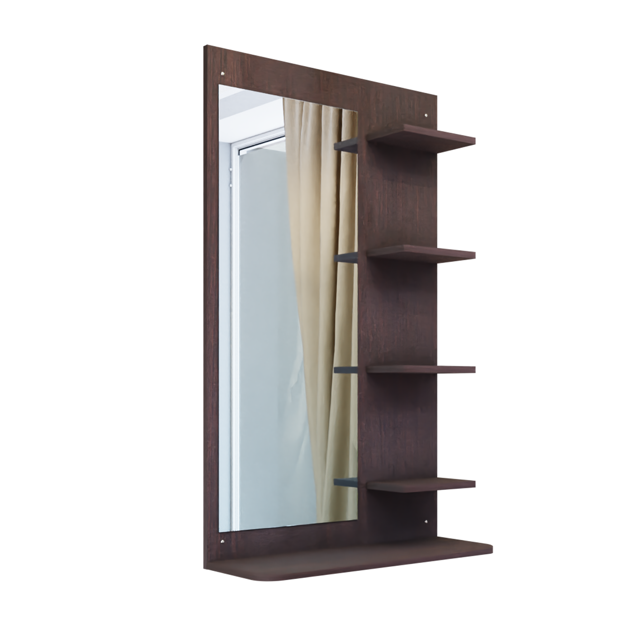 Dressing Table with Mirror | Open Shelves Dressing Table VIKI FURNITURE   