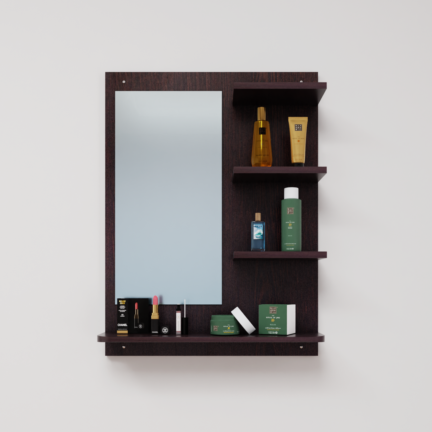 Dressing Table with Mirror | Open Shelves Dressing Table VIKI FURNITURE   