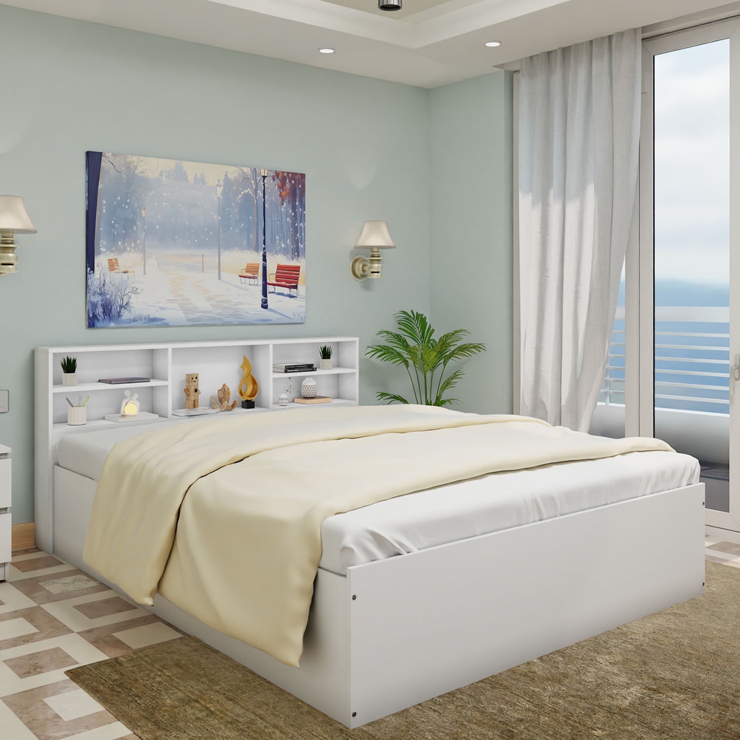 VIKI |Hydraulic Engineered Wood Bed with Storage, Bedroom Bed | King(70x80) Bedroom Furniture Sets VIKI FURNITURE