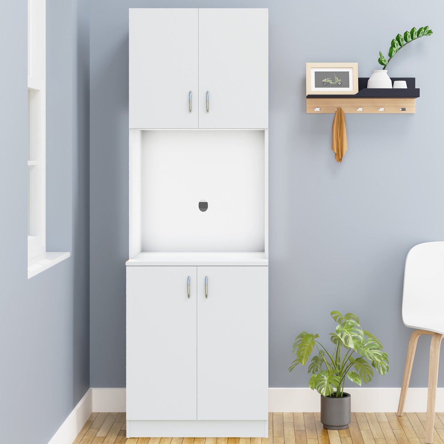 Buffer | Floor Stand | Kitchen Cabinet kitchen cabinet VIKI FURNITURE White