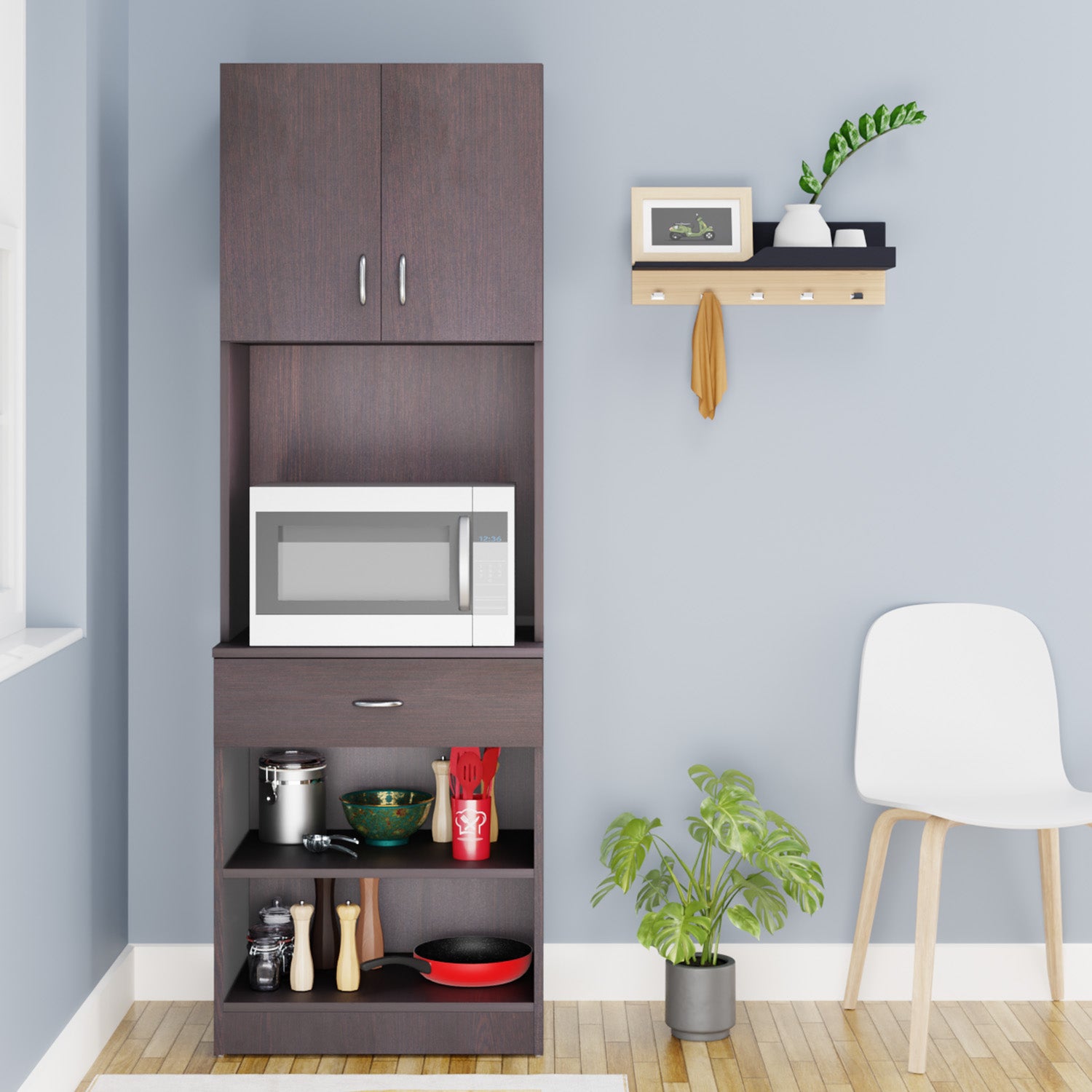 Buffer | Floor Stand | Kitchen Cabinet kitchen cabinet VIKI FURNITURE Wenge