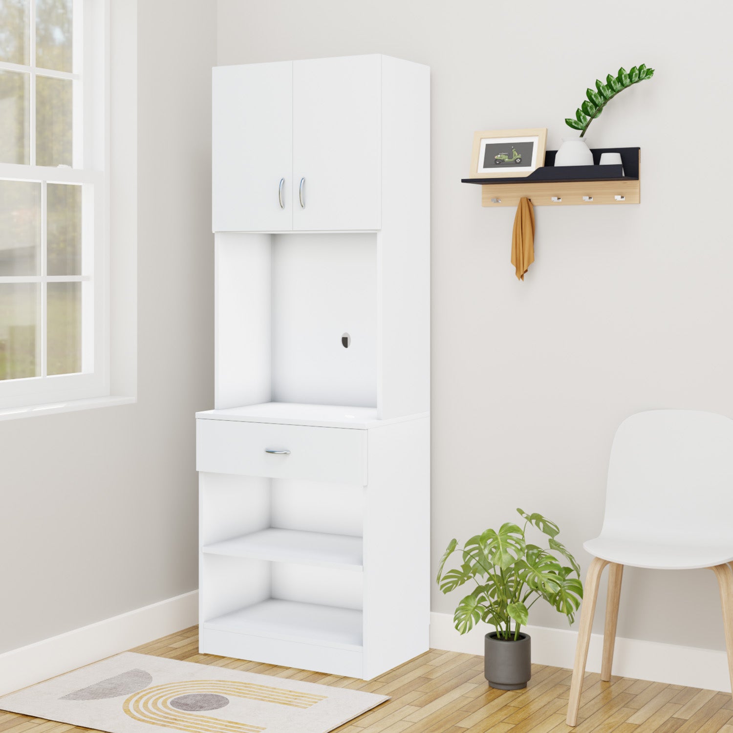 Buffer | Floor Stand | Kitchen Cabinet kitchen cabinet VIKI FURNITURE White