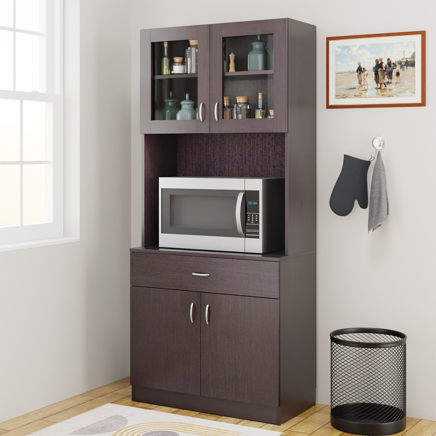 Buffer | Floor Stand | Kitchen Cabinet kitchen cabinet VIKI FURNITURE Wenge