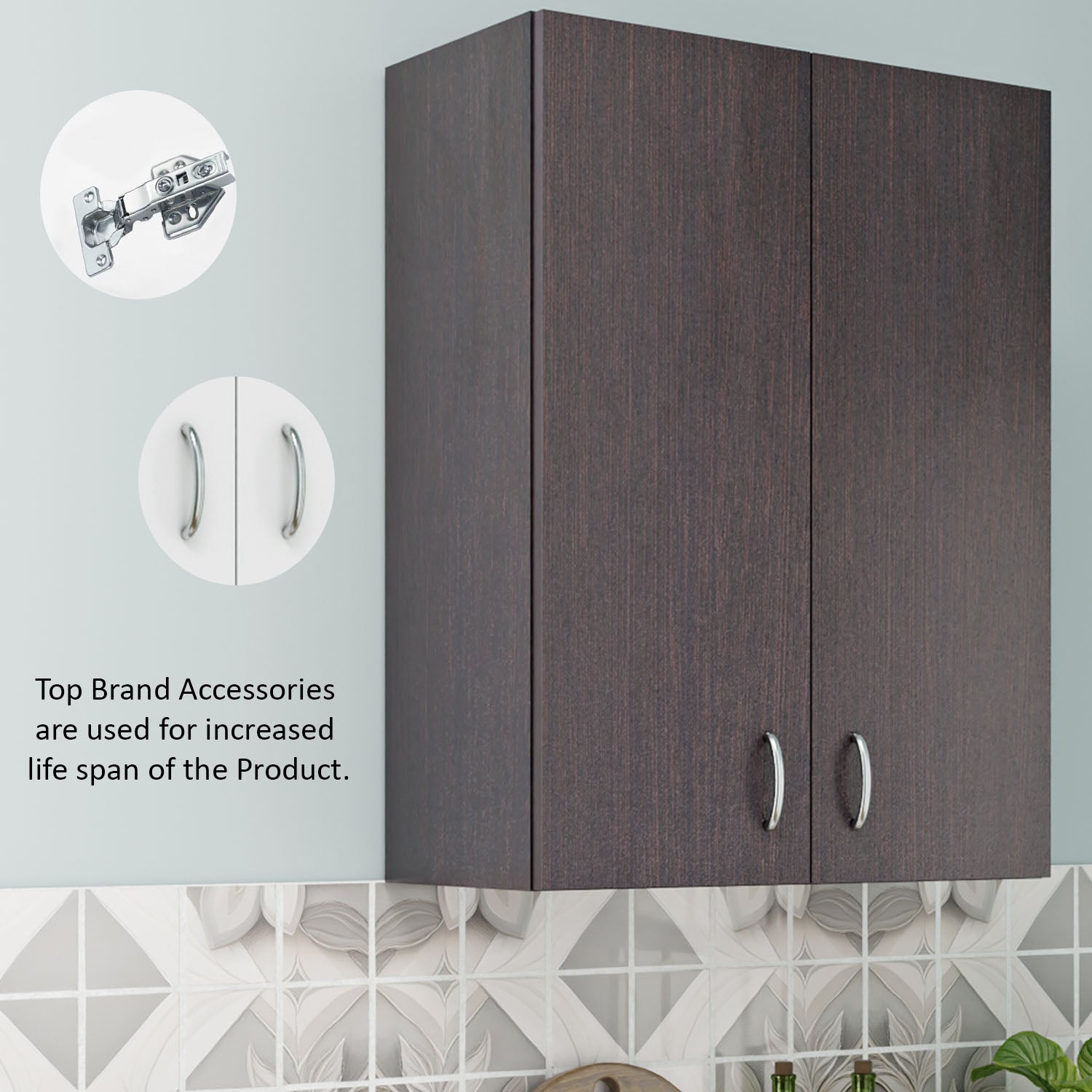 Traksha | Modular Kitchen | Wall Cabinet - 2 Doors kitchen cabinet VIKI FURNITURE