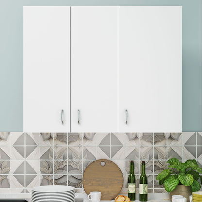 VIKI | Multipurpose Wall Mounted Cabinet with 3 Doors | Storage Solution for Kitchen, Bedroom, Office & Living Room kitchen cabinet VIKI FURNITURE