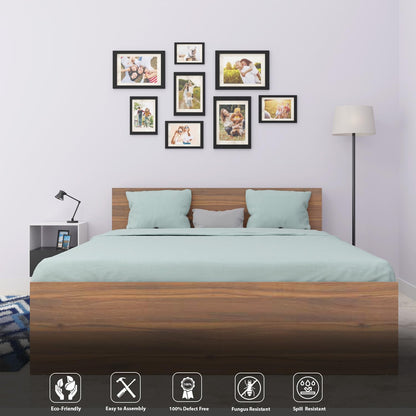 VIKI |Tapered Engineered Wood Bed with Storage, Bedroom Bed|King(70X80) Bedroom Furniture Sets VIKI FURNITURE